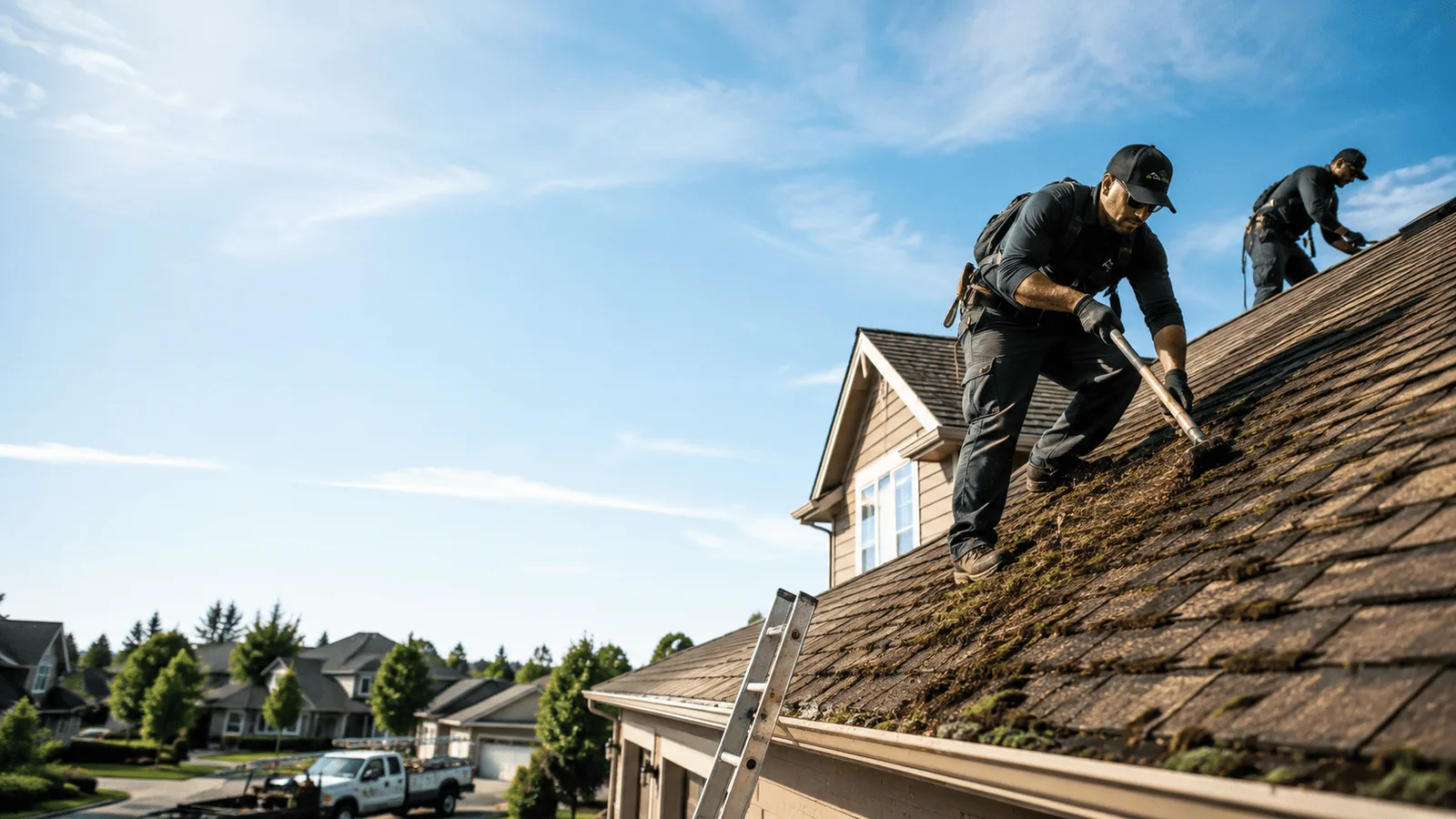 Roof Moss Removal in Williamsfield, OH near me